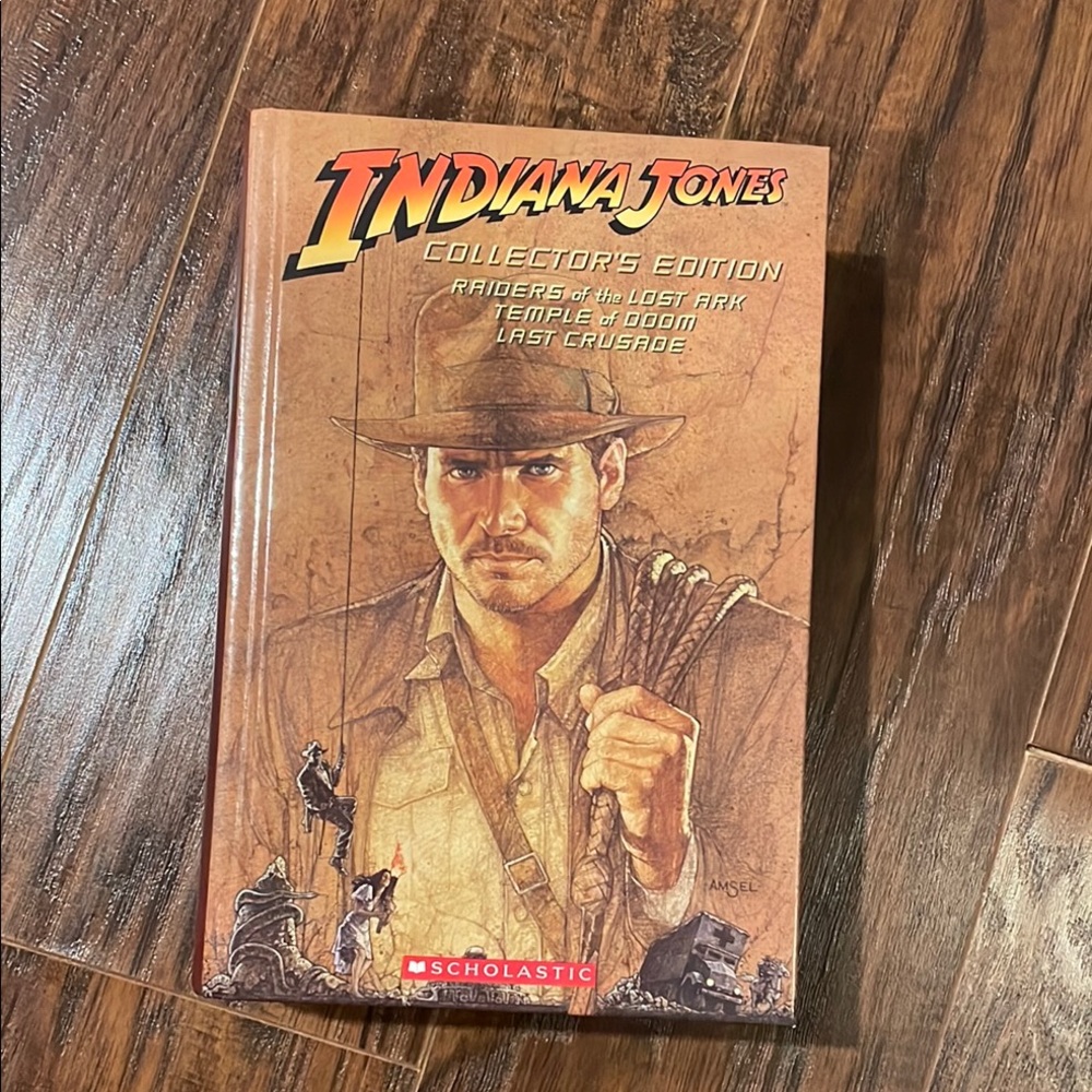 Indiana Jones Book Raiders of the Lost Ark Temple of Doom Last Crusade 80s